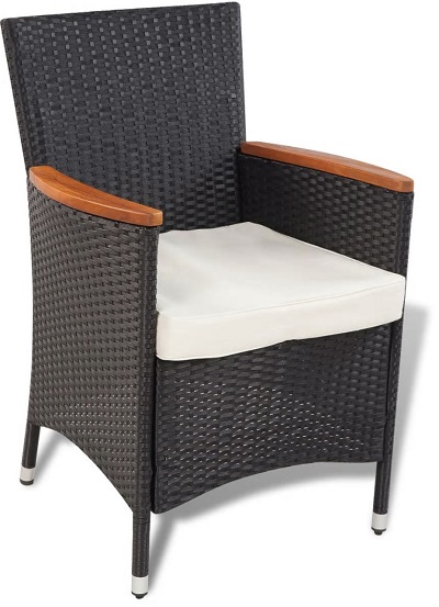 Produkt Zestaw mebli ogrodowych Eklo - czarny - zdjęcie numer 2