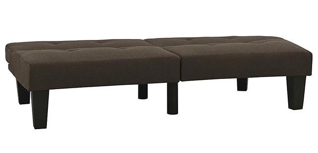 Tapicerowana rozkładana ciemnobrązowa sofa Mirza 3X