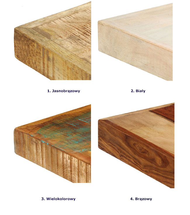 Produkt Loftowy stół z drewna sheesham Kalis – brązowy  - zdjęcie numer 2
