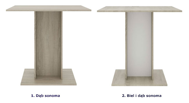 Produkt Stół jadalniany minimalistyczny Marvel – dąb sonoma - zdjęcie numer 2