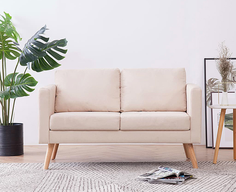 Kanapa Imex 2X 2-osobowa kremowa 