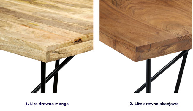 Produkt Naturalny stół z drewna akacjowego – Namir - zdjęcie numer 2