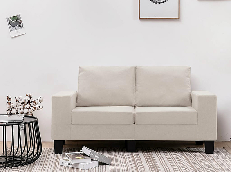 Dwuosobowa sofa kremowa Magnex 2Q