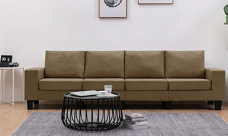 4-osobowa sofa brązowa Arwen 4Q