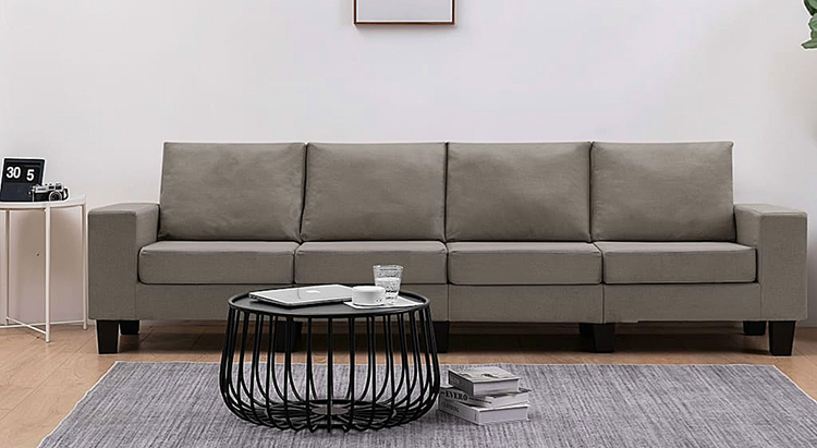 4-osobowa sofa taupe Magnex 4Q