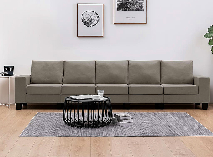 5-osobowa sofa taupe Arwen 5Q