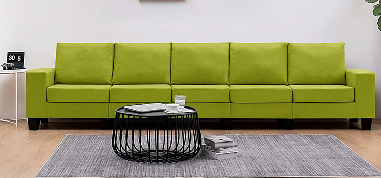 5-osobowa sofa zielona Lurra 5Q 