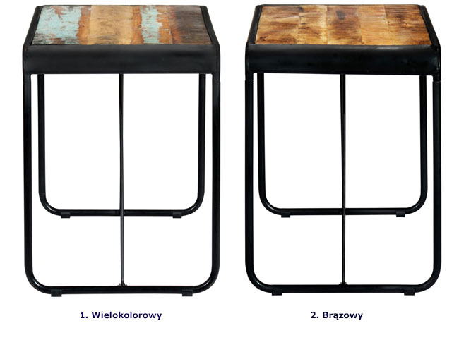 Produkt Stół jadalniany loft lite drewno brązowy - Relond 2X  - zdjęcie numer 2