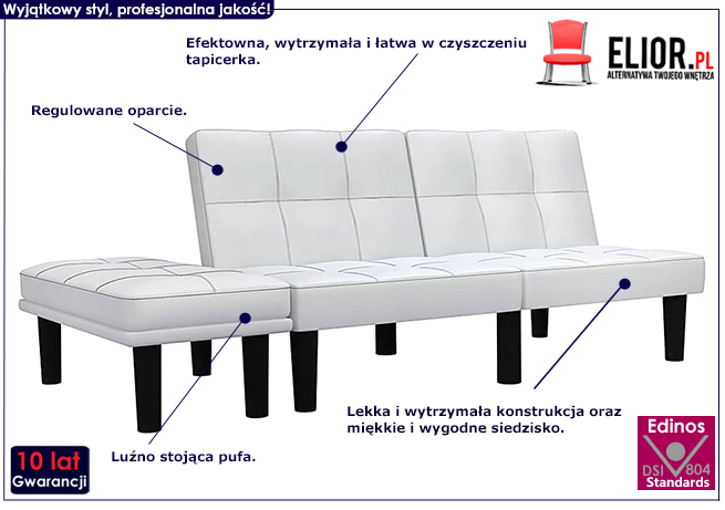 Rozkładana sofa Selima