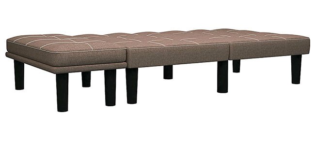 Brązowa sofa Vortex, rozkładana