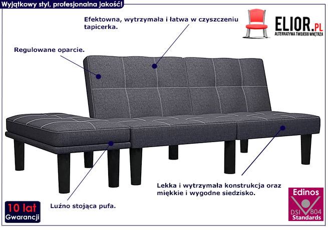 Rozkładana sofa Vortex