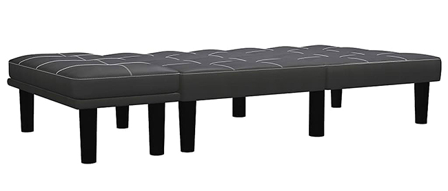 Brązowa sofa Vortex, rozkładana