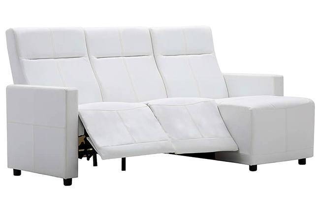 Biała rozkładana sofa Nevada
