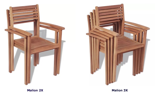 Rodzaje zestawu krzeseł ogrodowych Malion