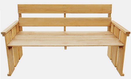 Produkt Drewniana ławka ogrodowa Uter - brązowa