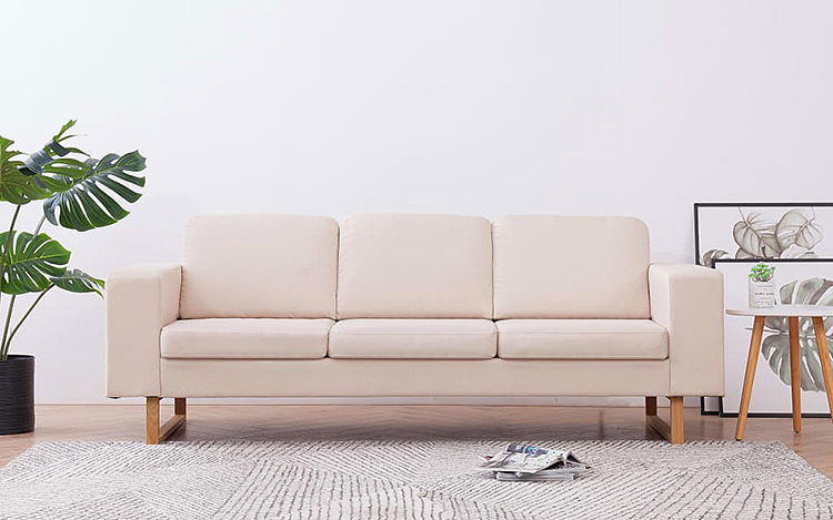 Produkt Elegancka trzyosobowa sofa Williams 3X - kremowa - zdjęcie numer 2