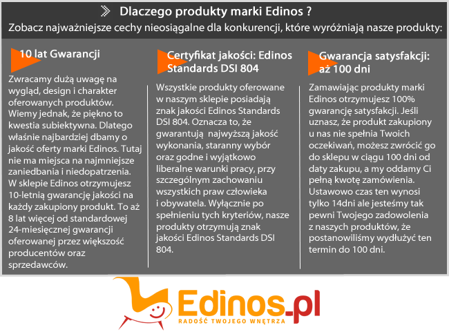 informacje producenta Edinos