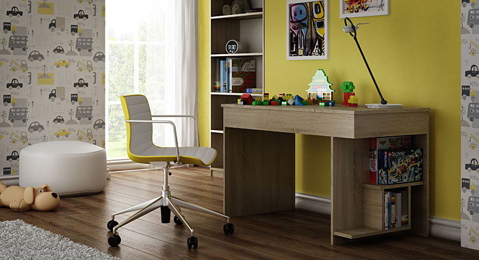 Biurko dla dziecka dąb sonoma Florentino