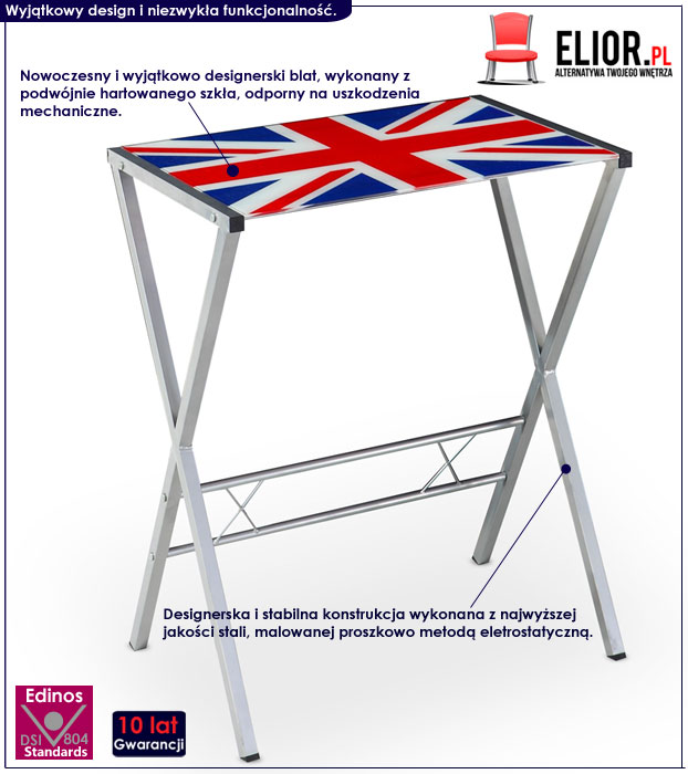 małe biurko na laptopa Crayon 7X