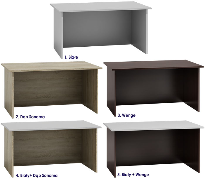 Nowoczesne biurko pod komputer, laptop Hirell