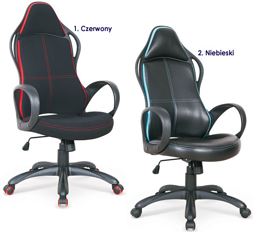 Czarny fotel obrotowy dla gracza Uzet