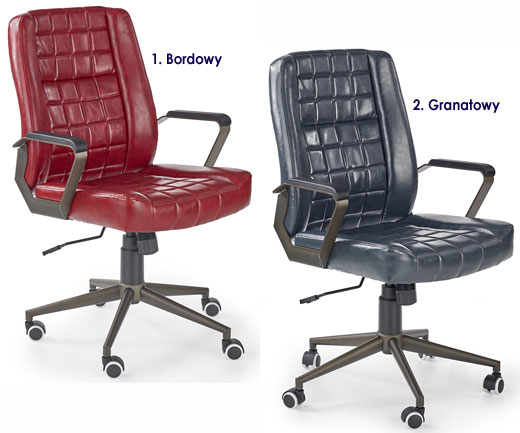 Pikowane krzesło obrotowe do komputera Wanti