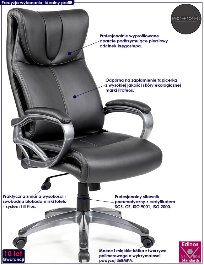 Obrotowe krzesło do gabinetu Bals