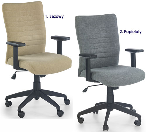 Nowoczesny fotel biurowy na kółkach Malla