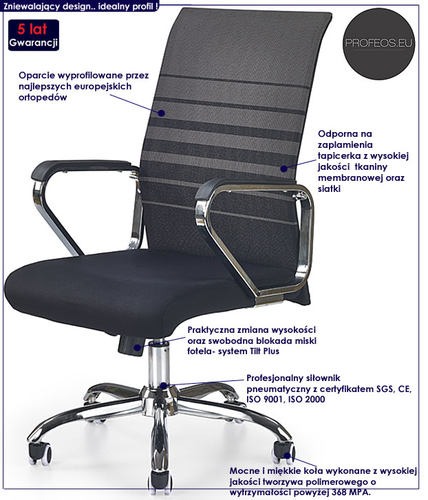 fotel obrotowy Breko