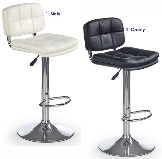 Pikowane wysokie krzesło, hoker Mambo