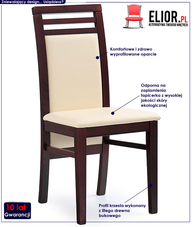 krzesło drewniane Clark