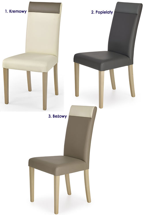 Skandynawskie krzesło drewniane dąb sonoma Devon