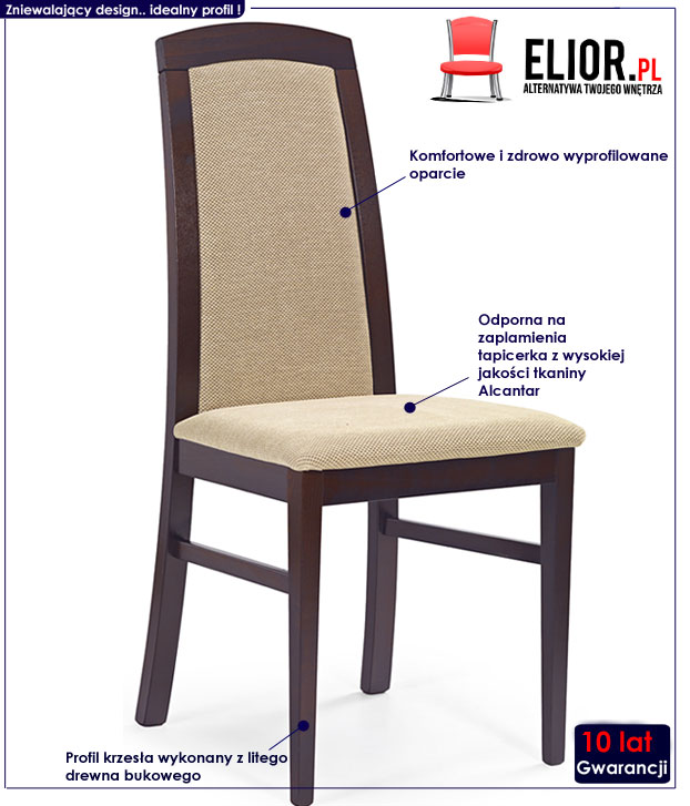 krzesło drewniane Minos