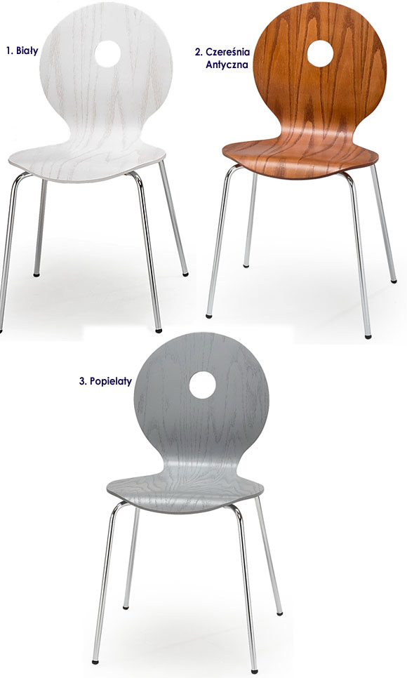 Profilowane krzesło do salonu, jadalni Alyssa