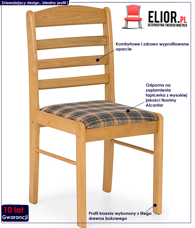 krzesło drewniane Gommi