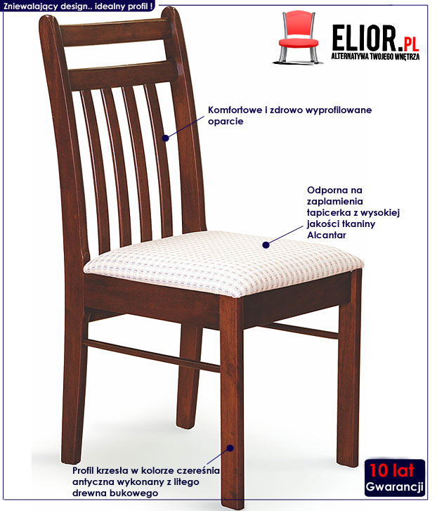 krzesło drewniane Nisla