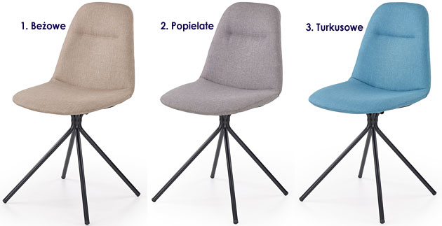 Efektowne krzesło do stołu, biurka Fires