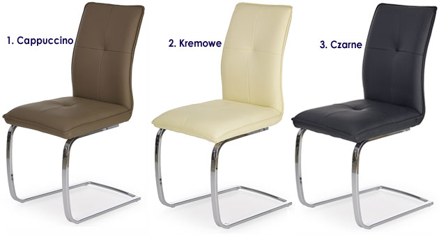 Tapicerowane krzesło sprężynujące Morea