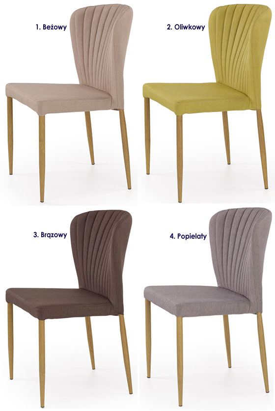 Nowoczesne krzesło do stołu Lextor