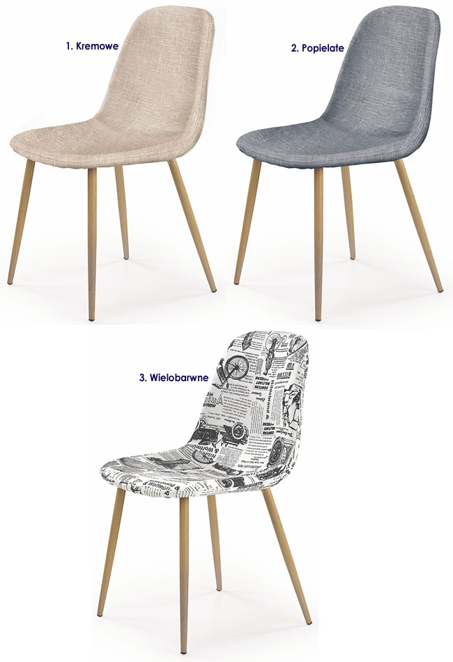Krzesło w minimalistycznym stylu do stołu Skoner