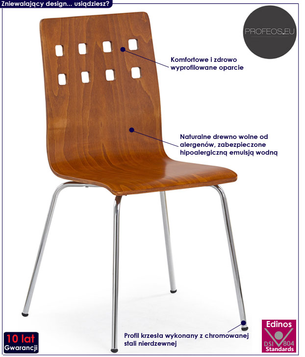 Krzesło kuchenne czereśnia antyczna Millis