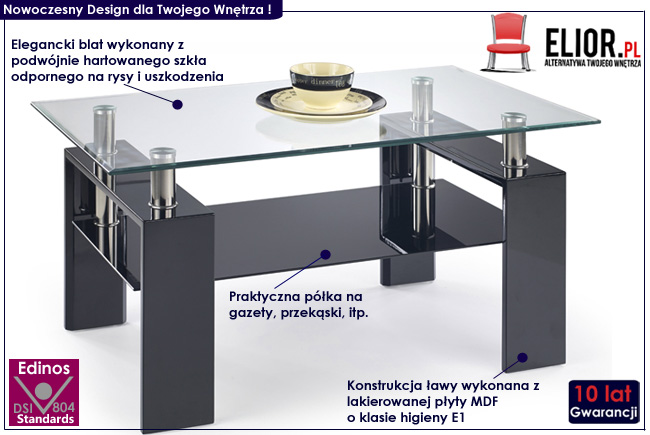 ława lakierowana Ambra 3X