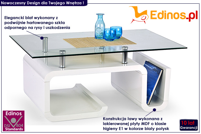 Ława lakierowana Quinx