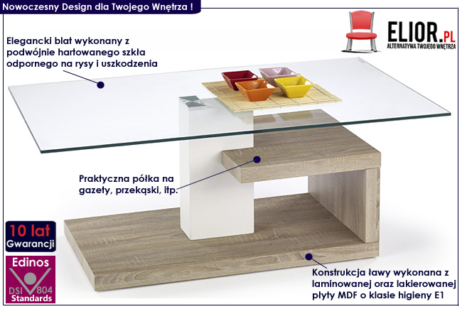 ława lakierowana Galileo