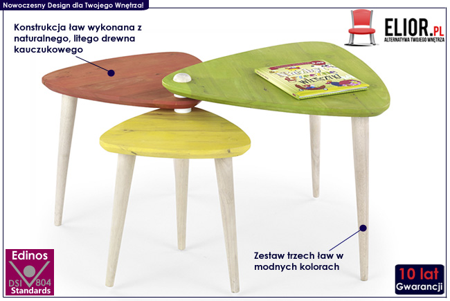 ława rozkładana dla dzieci Sapira drewniana