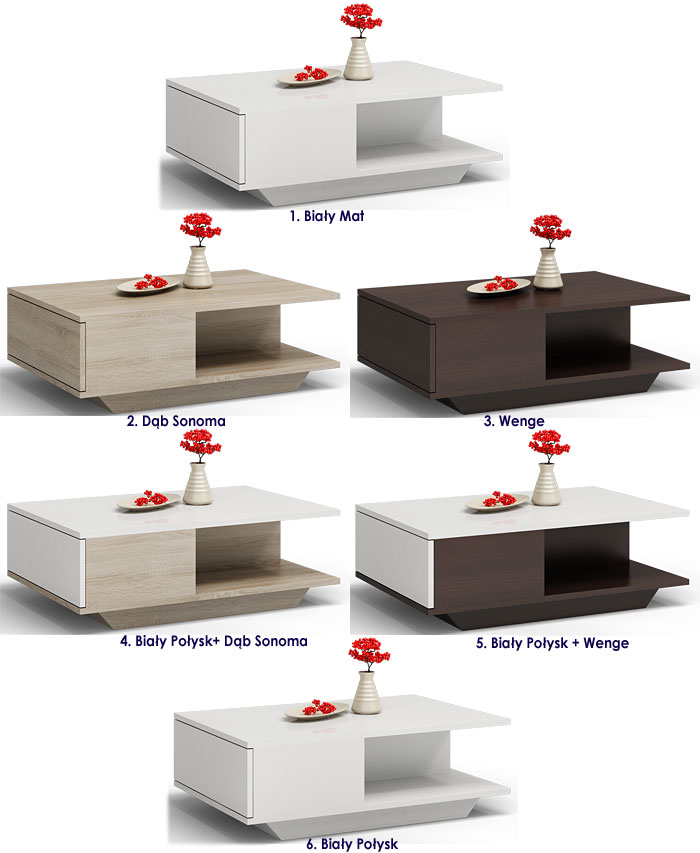 Minimalistyczna ława do salonu Noka