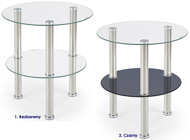 Stolik kawowy szklany do salonu Roxa