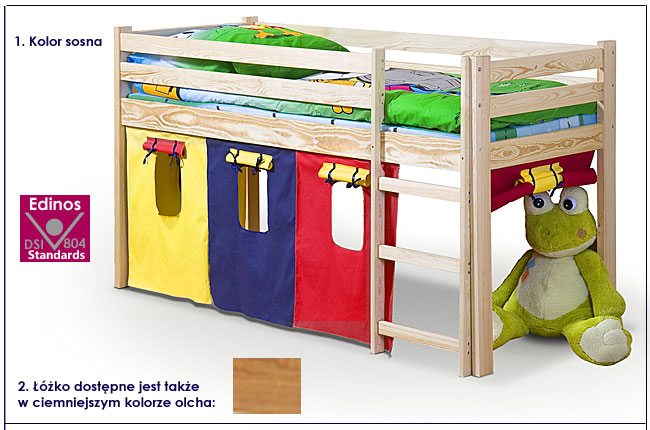 łóżko dla dzieci piętrowe