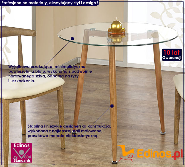 stół okrągły Milza