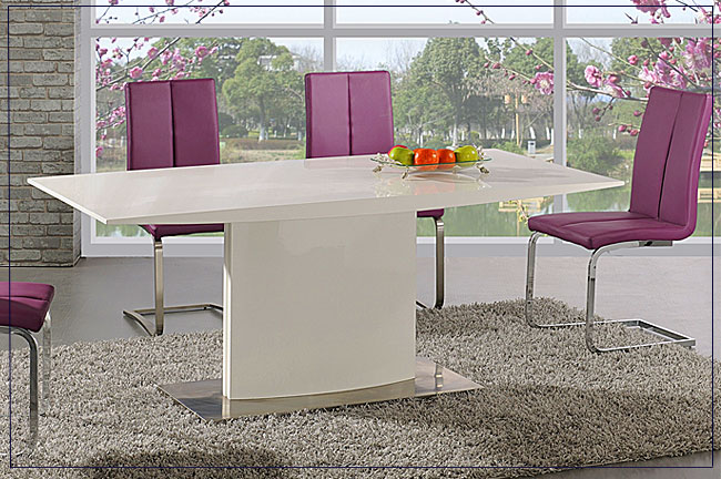 stół biały połysk Strand